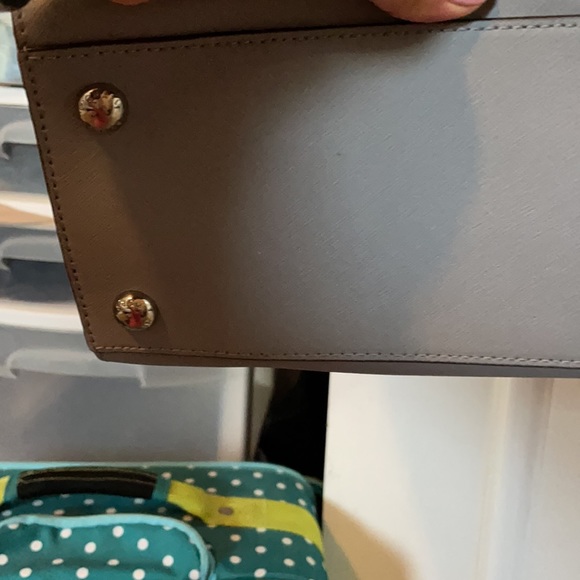 Michael Kors Baby Blue Bag w/ Quilted wallet - Picture 9 of 11